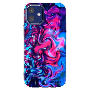 Picasee husă transparentă din silicon pentru Apple iPhone 12 mini - Redlight