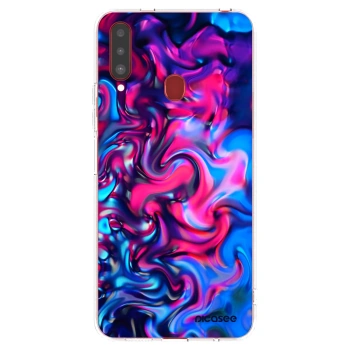 Picasee husă transparentă din silicon pentru Samsung Galaxy A20s - Redlight