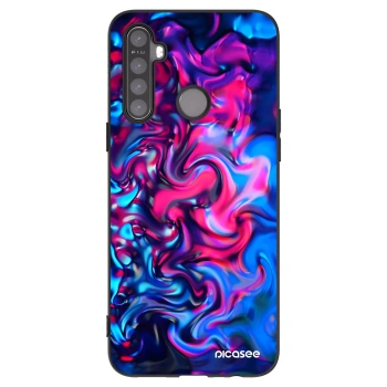 Picasee husă neagră din silicon pentru Realme 5 - Redlight