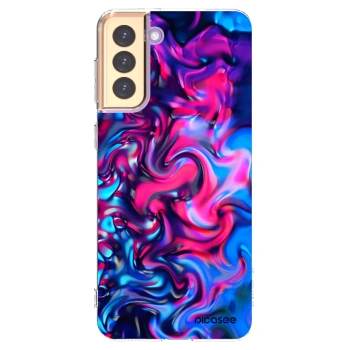 Picasee husă transparentă din silicon pentru Samsung Galaxy S21+ 5G G996F - Redlight