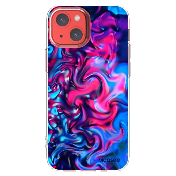 Picasee husă transparentă din silicon pentru Apple iPhone 13 mini - Redlight