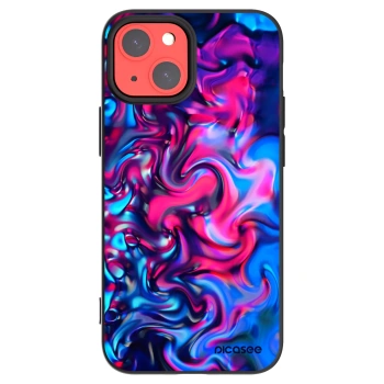 Picasee husă neagră din silicon pentru Apple iPhone 13 mini - Redlight