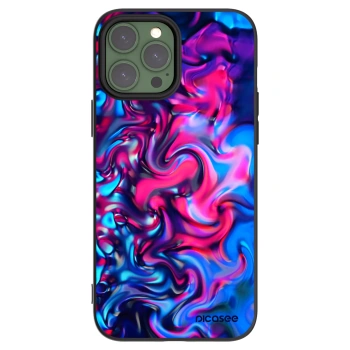 Picasee husă neagră din silicon pentru Apple iPhone 13 Pro Max - Redlight