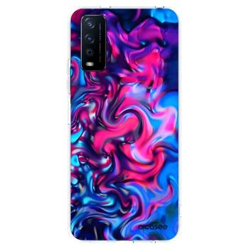 Picasee husă transparentă din silicon pentru Vivo Y11s - Redlight