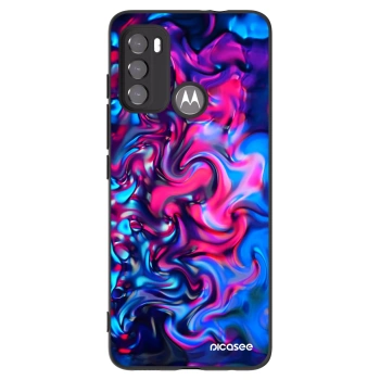 Picasee husă neagră din silicon pentru Motorola Moto G60 - Redlight