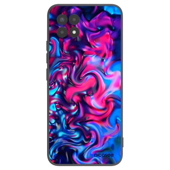 Picasee husă neagră din silicon pentru Realme 8i - Redlight