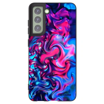 Picasee husă neagră din silicon pentru Samsung Galaxy S21 FE 5G - Redlight