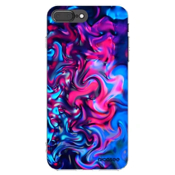 Picasee husă transparentă din silicon pentru Apple iPhone 7 Plus - Redlight