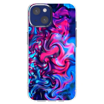 Picasee husă transparentă din silicon pentru Apple iPhone 14 - Redlight