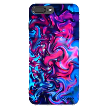 Picasee husă transparentă din silicon pentru Apple iPhone 8 Plus - Redlight