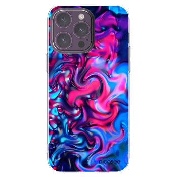 Picasee husă transparentă din silicon pentru Apple iPhone 14 Pro Max - Redlight