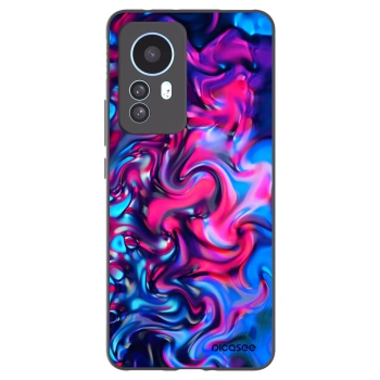 Picasee husă neagră din silicon pentru Xiaomi 12T - Redlight