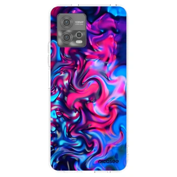 Picasee husă transparentă din silicon pentru Motorola Moto G72 - Redlight