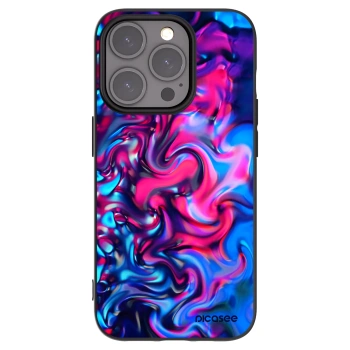 Picasee husă neagră din silicon pentru Apple iPhone 15 Pro - Redlight