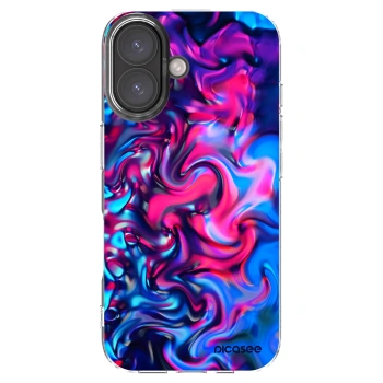 Picasee husă transparentă din silicon pentru Apple iPhone 16 - Redlight