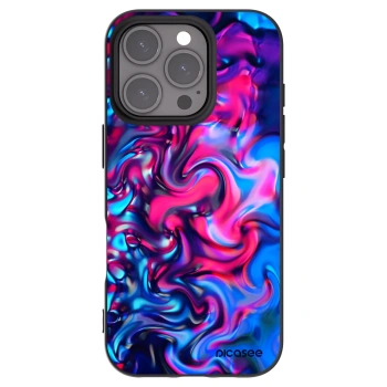 Picasee husă neagră din silicon pentru Apple iPhone 16 Pro - Redlight