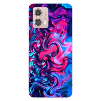 Picasee husă transparentă din silicon pentru Motorola Moto G53 5G - Redlight