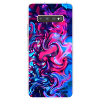 Picasee husă transparentă din silicon pentru Samsung Galaxy S10 Plus G975 - Redlight