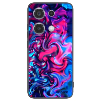 Picasee husă neagră din silicon pentru Xiaomi Redmi Note 14S - Redlight