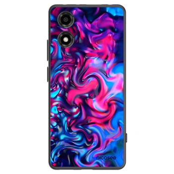 Picasee husă neagră din silicon pentru Motorola Moto E14 - Redlight