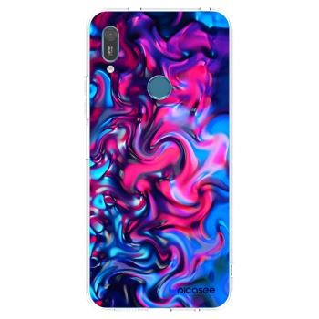 Picasee husă transparentă din silicon pentru Huawei Y6 2019 - Redlight