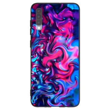 Picasee husă neagră din silicon pentru Samsung Galaxy A70 A705F - Redlight