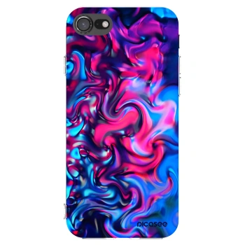 Picasee husă transparentă din silicon pentru Apple iPhone 8 - Redlight