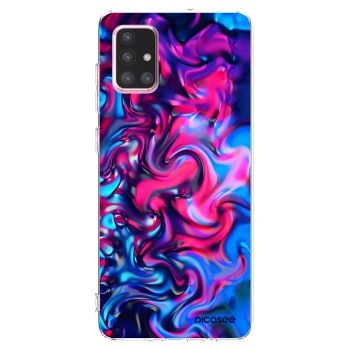 Picasee husă transparentă din silicon pentru Samsung Galaxy A71 A715F - Redlight