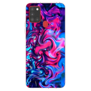 Picasee husă transparentă din silicon pentru Samsung Galaxy A21s - Redlight