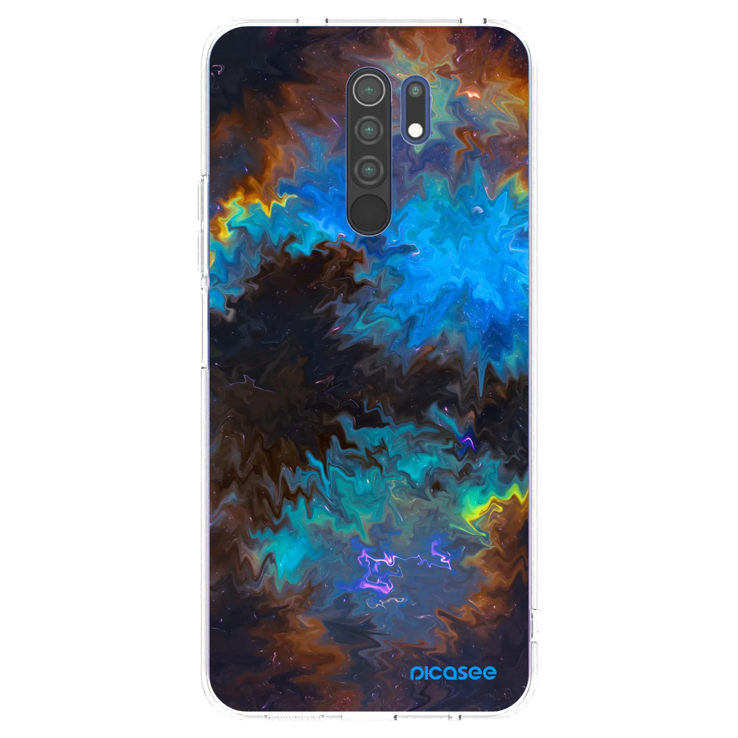 Picasee husă transparentă din silicon pentru Xiaomi Redmi 9 - Space
