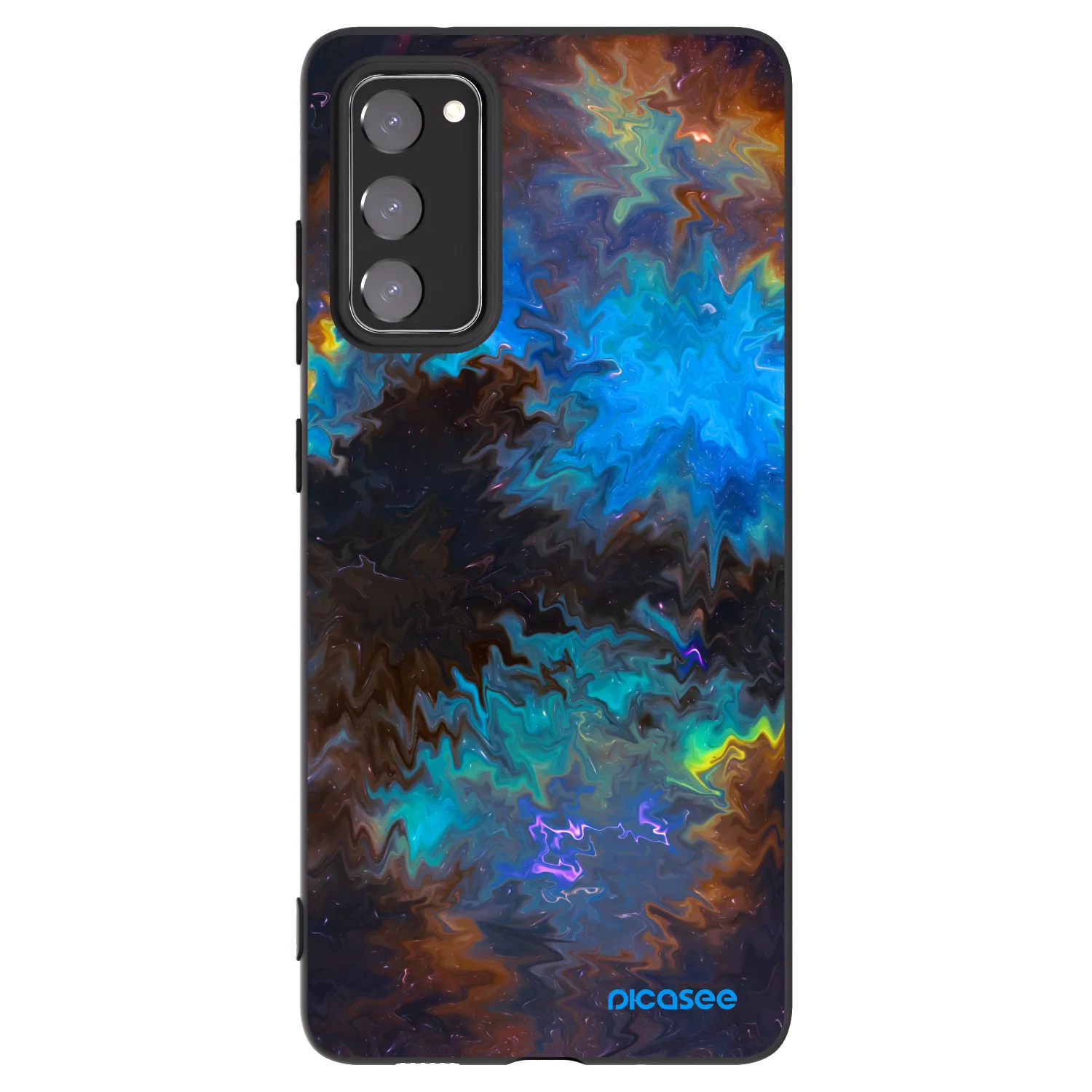 Picasee husă neagră din silicon pentru Samsung Galaxy S20 FE - Space