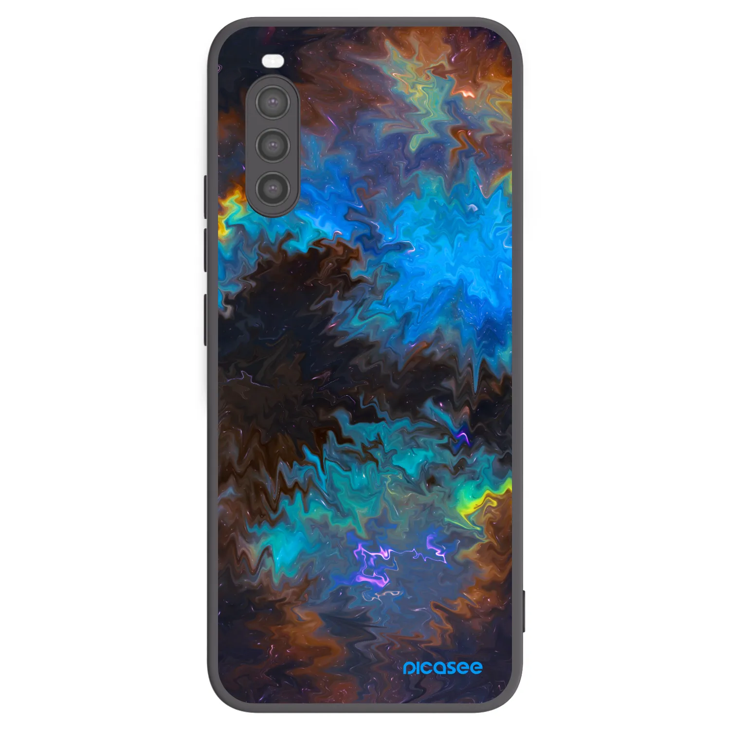 Picasee husă neagră din silicon pentru Sony Xperia 10 II - Space