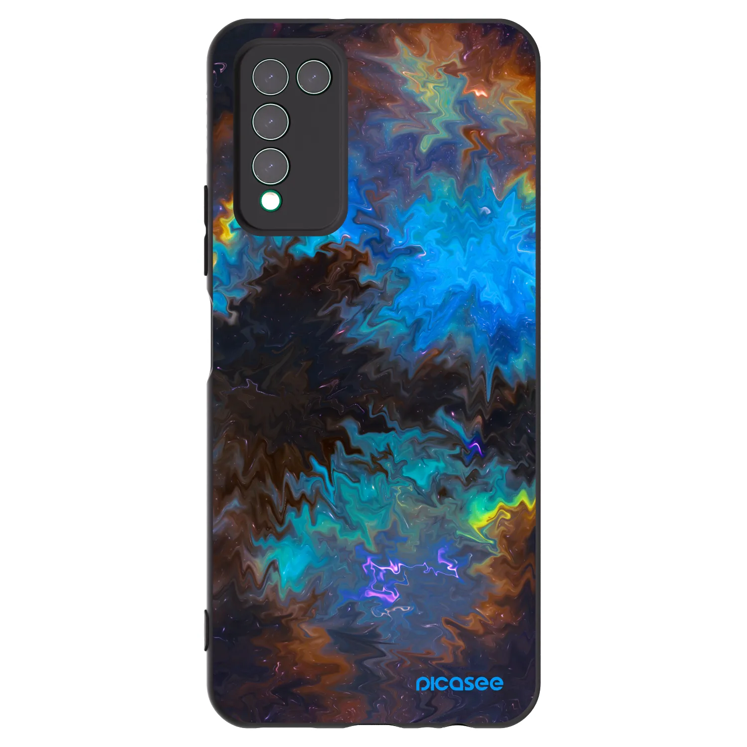 Picasee husă neagră din silicon pentru Honor 10X Lite - Space