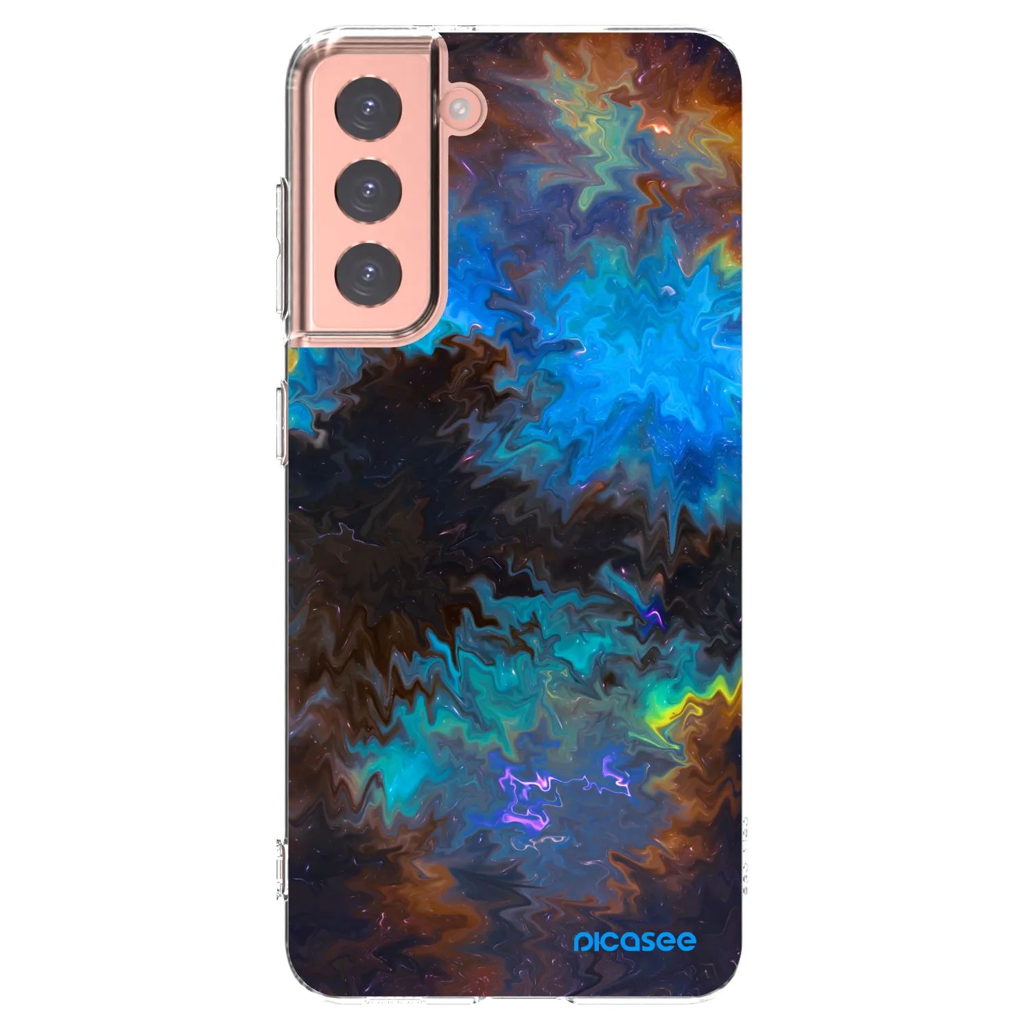 Picasee husă transparentă din silicon pentru Samsung Galaxy S21 5G G991B - Space