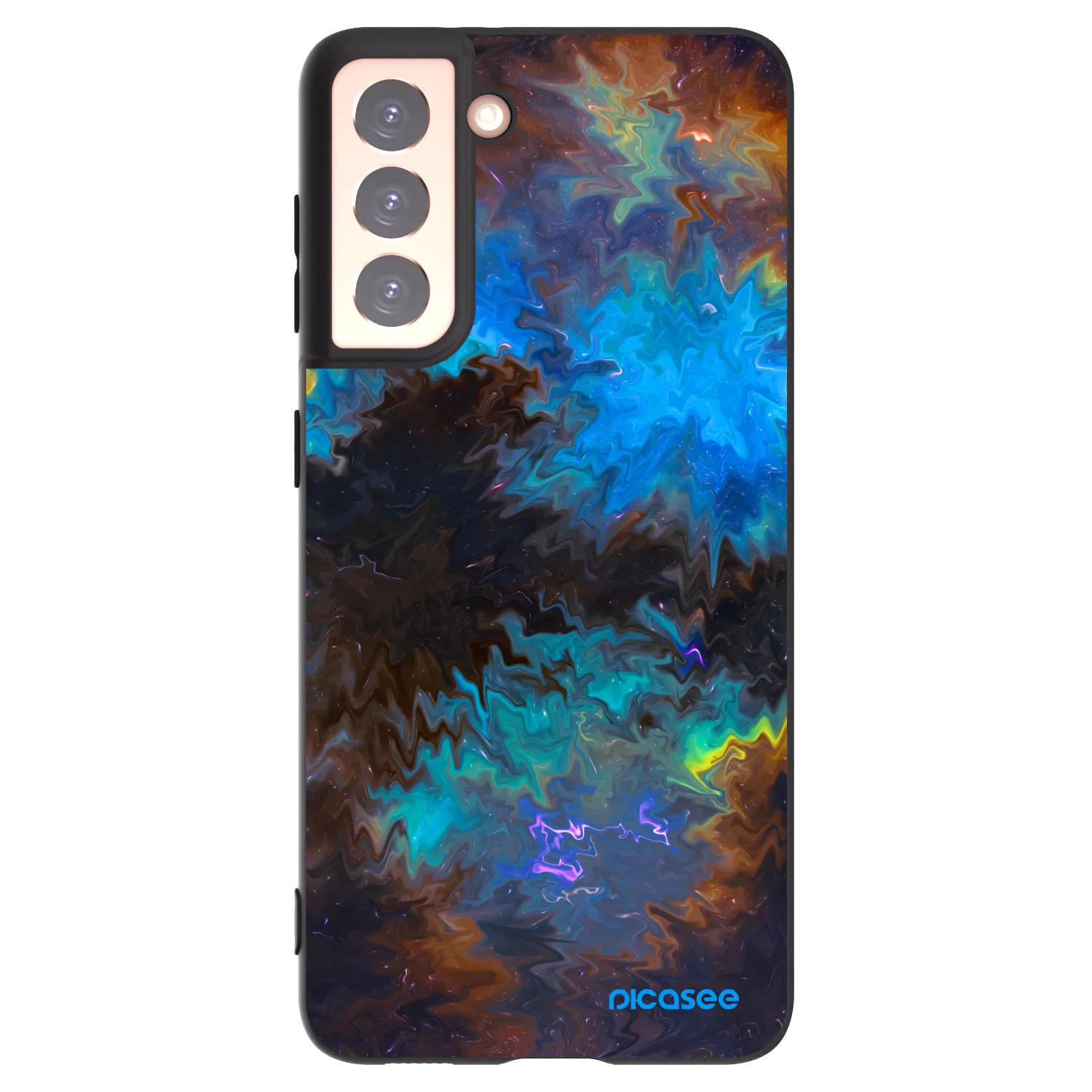 Picasee husă neagră din silicon pentru Samsung Galaxy S21 5G G991B - Space