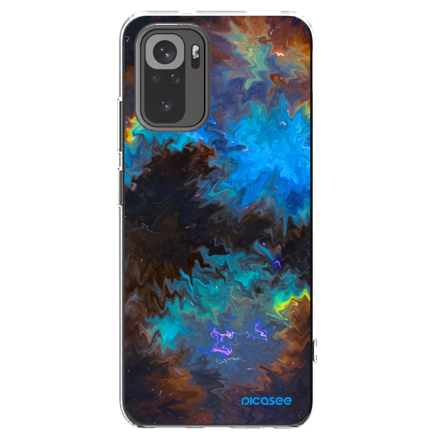 Picasee husă transparentă din silicon pentru Xiaomi Redmi Note 10S - Space