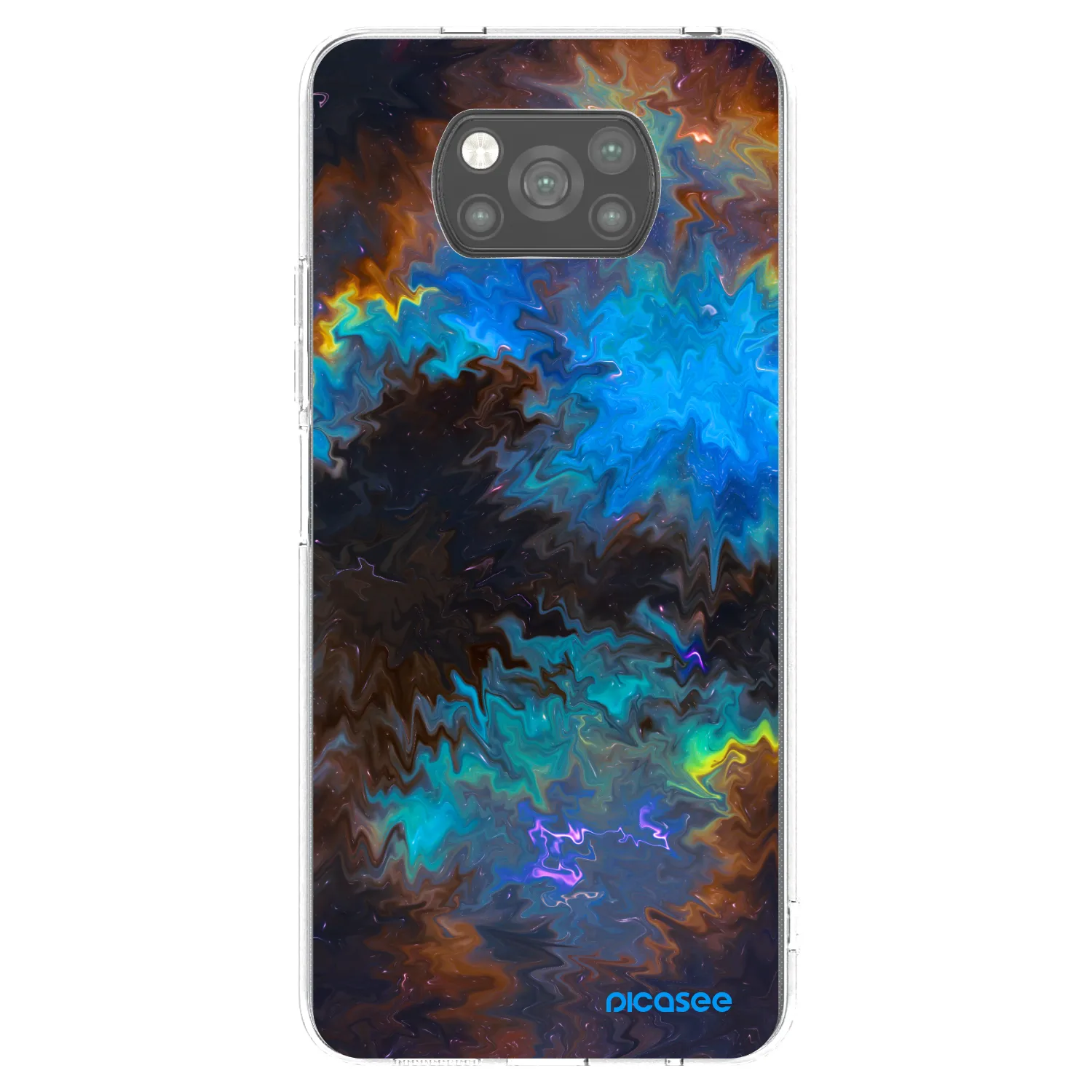 Picasee husă neagră din silicon pentru Xiaomi Poco X3 Pro - Space