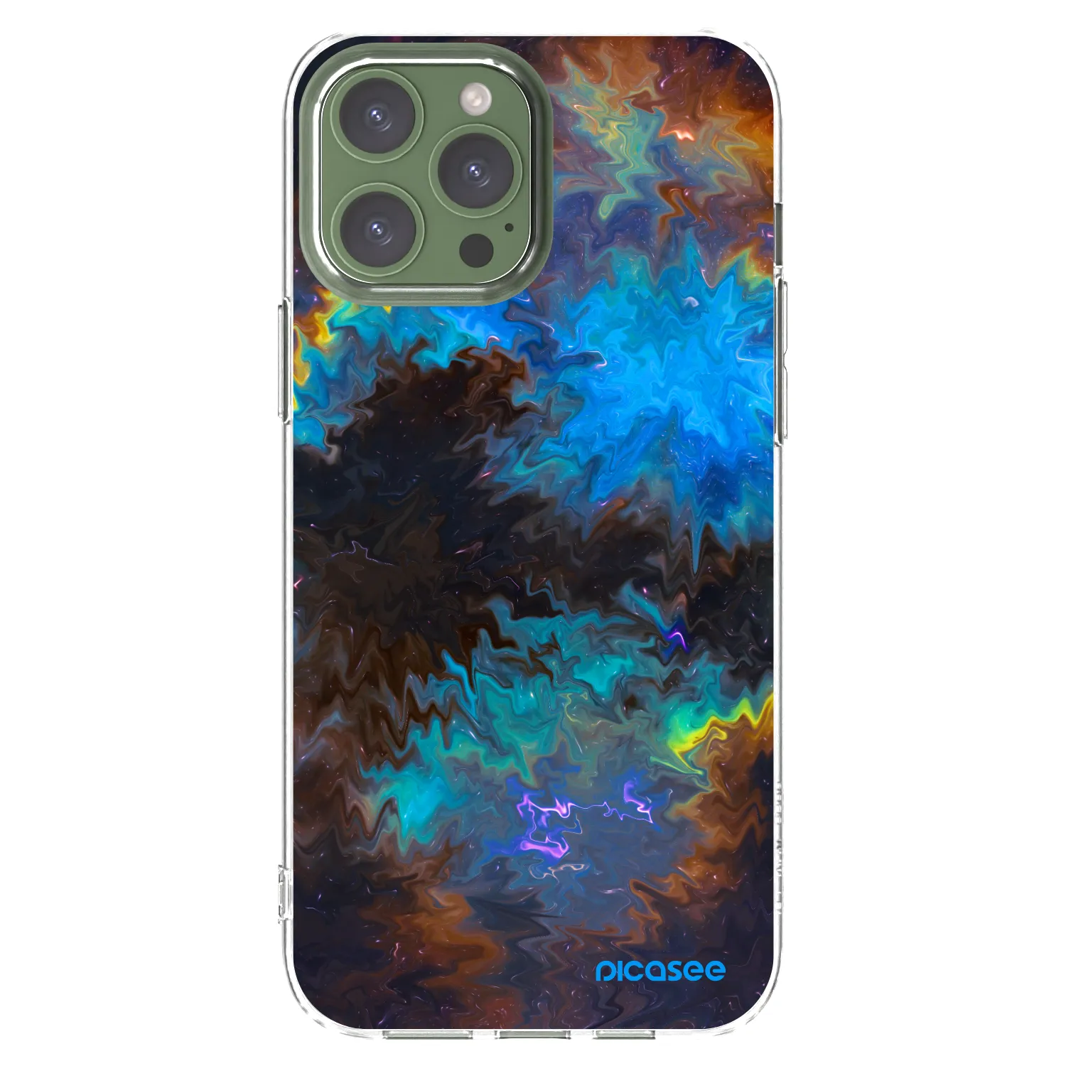 Picasee husă transparentă din silicon pentru Apple iPhone 13 Pro Max - Space