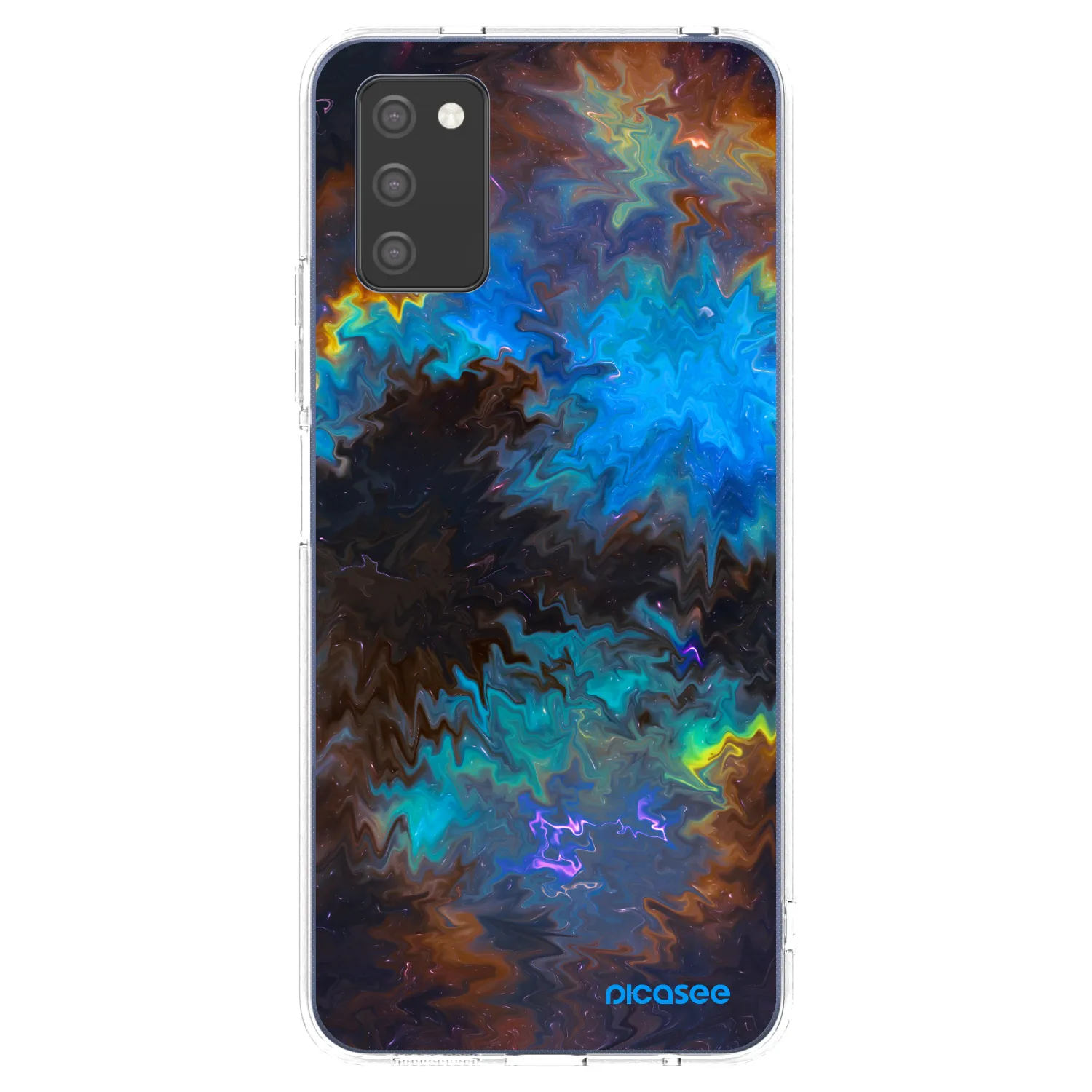 Picasee husă transparentă din silicon pentru Samsung Galaxy A02s A025G - Space