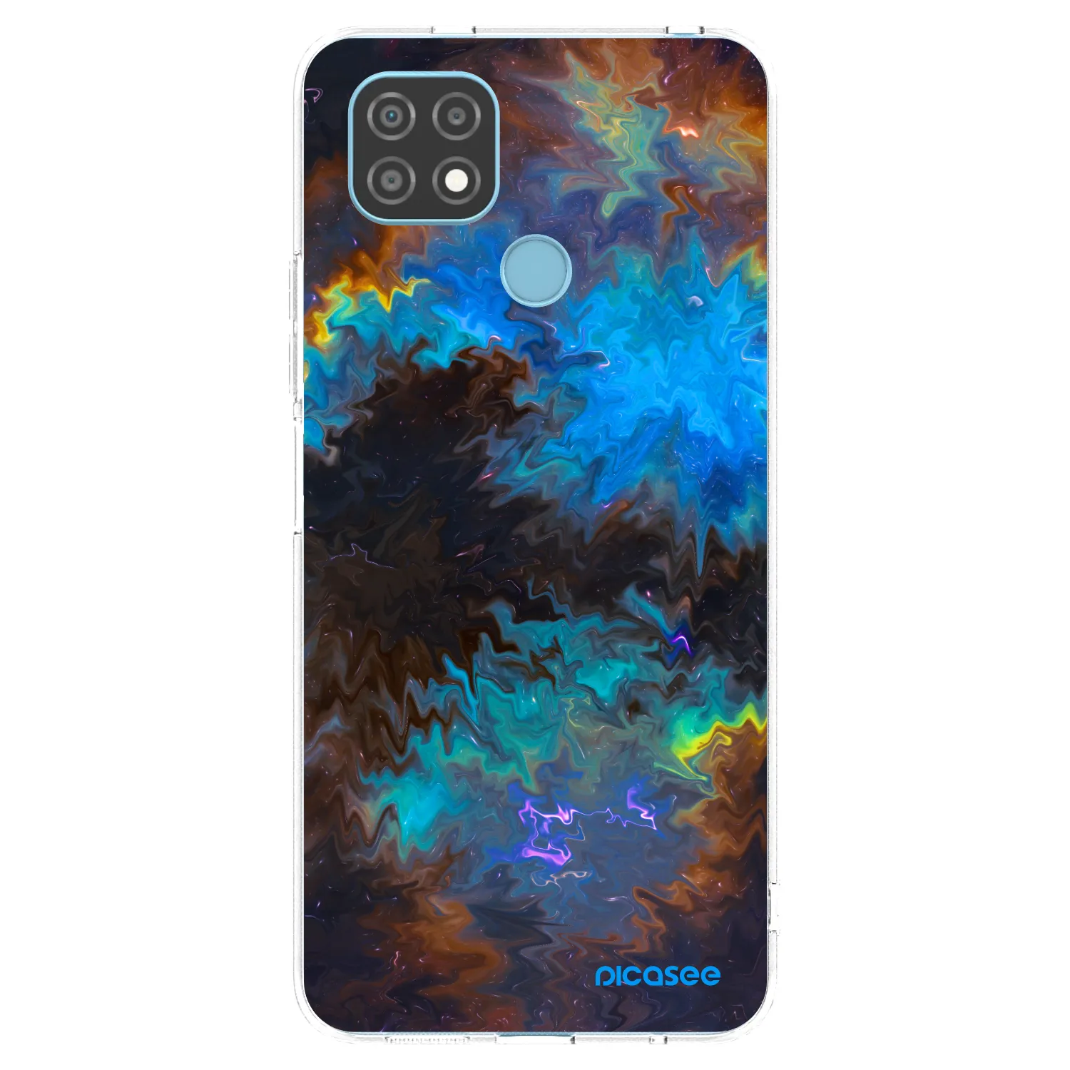 Picasee husă transparentă din silicon pentru Realme C21 - Space