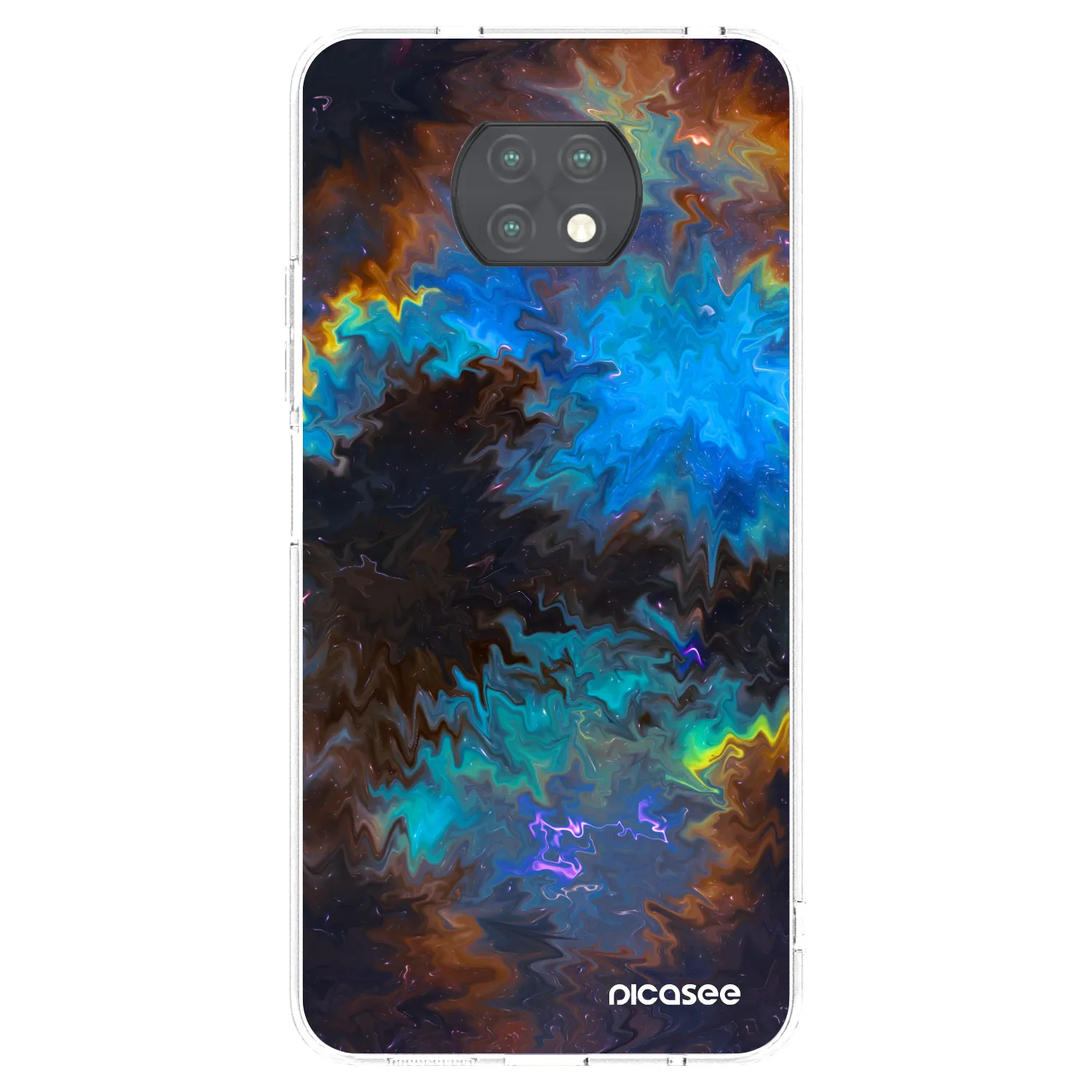 Picasee husă transparentă din silicon pentru Xiaomi Redmi Note 9T - Space