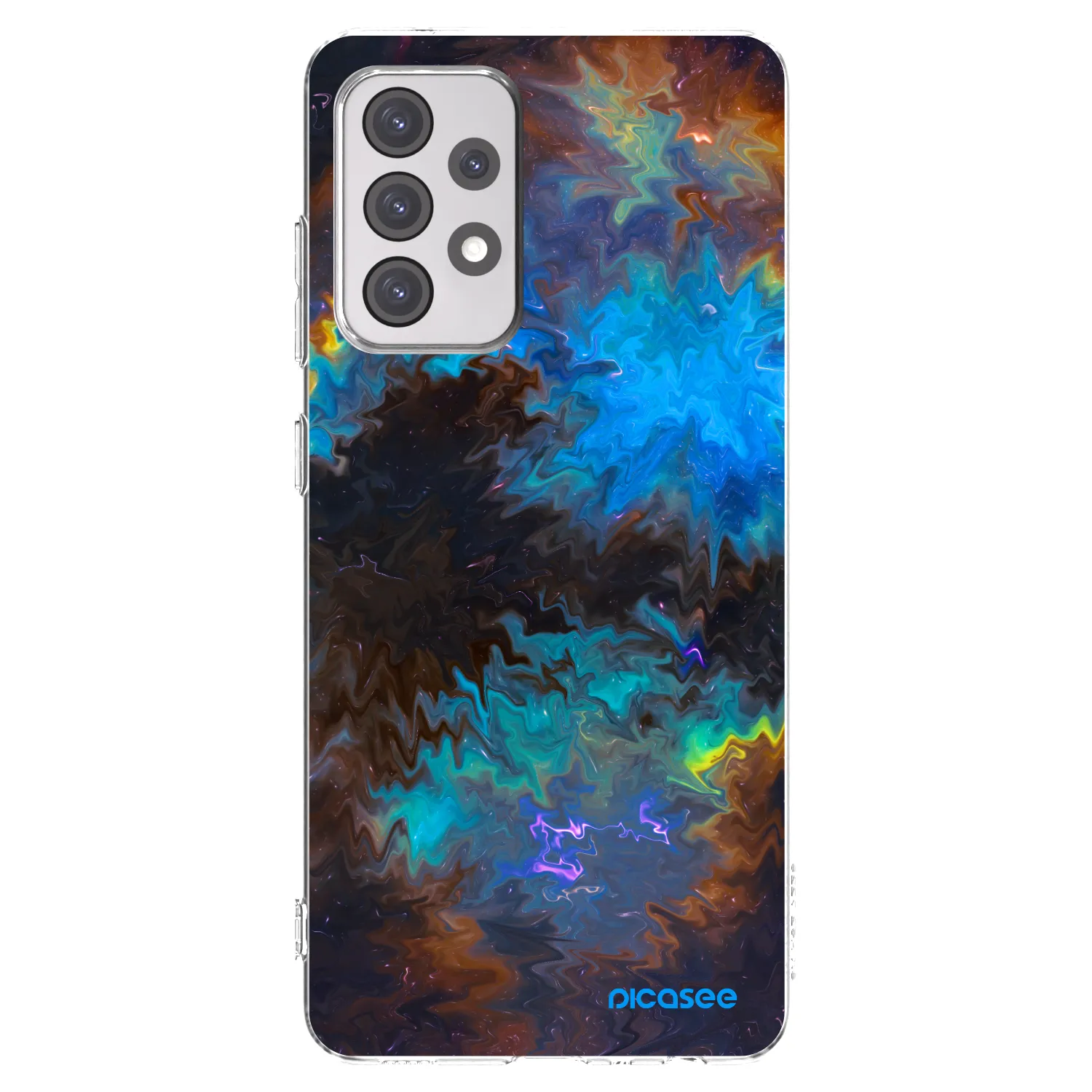 Picasee husă transparentă din silicon pentru Samsung Galaxy A52s 5G A528B - Space