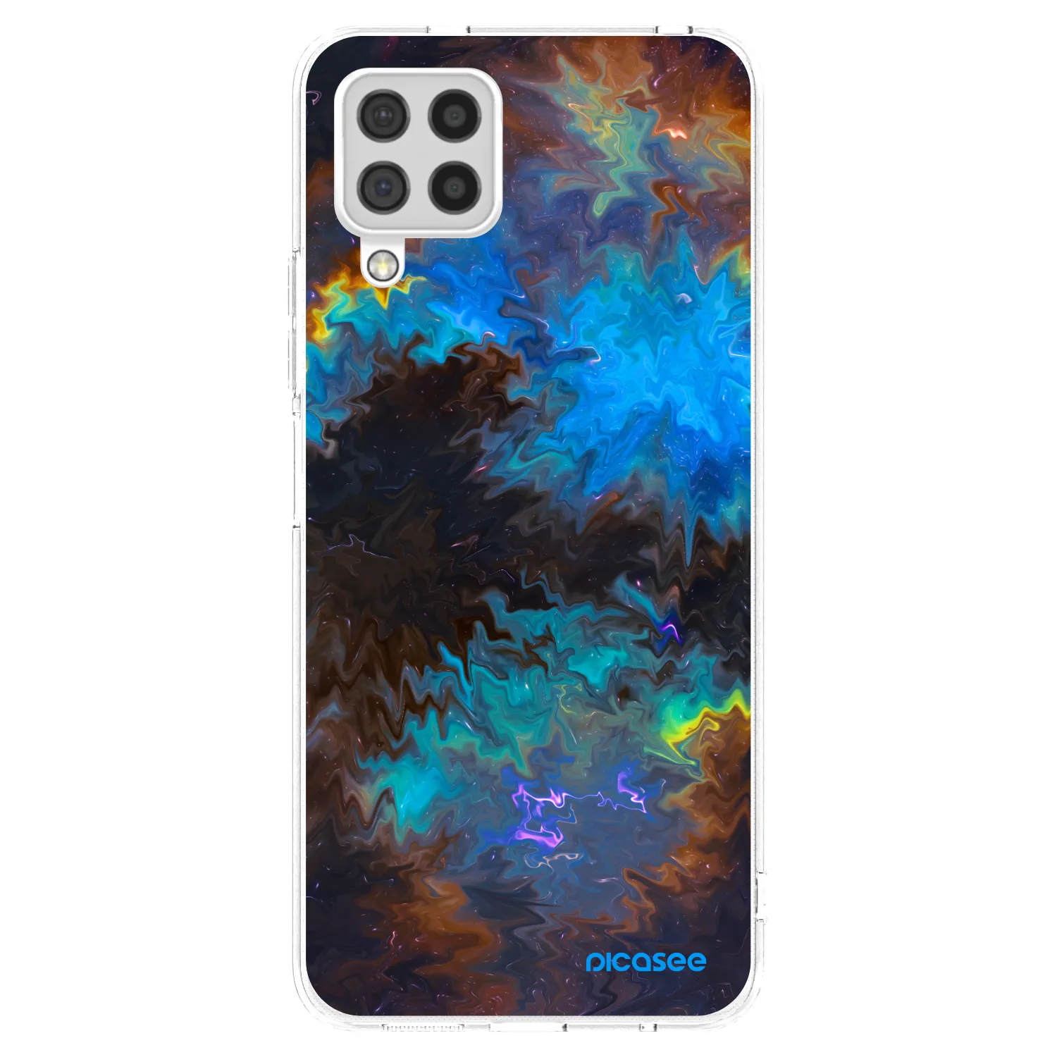 Picasee husă transparentă din silicon pentru Samsung Galaxy A22 A225F 4G - Space