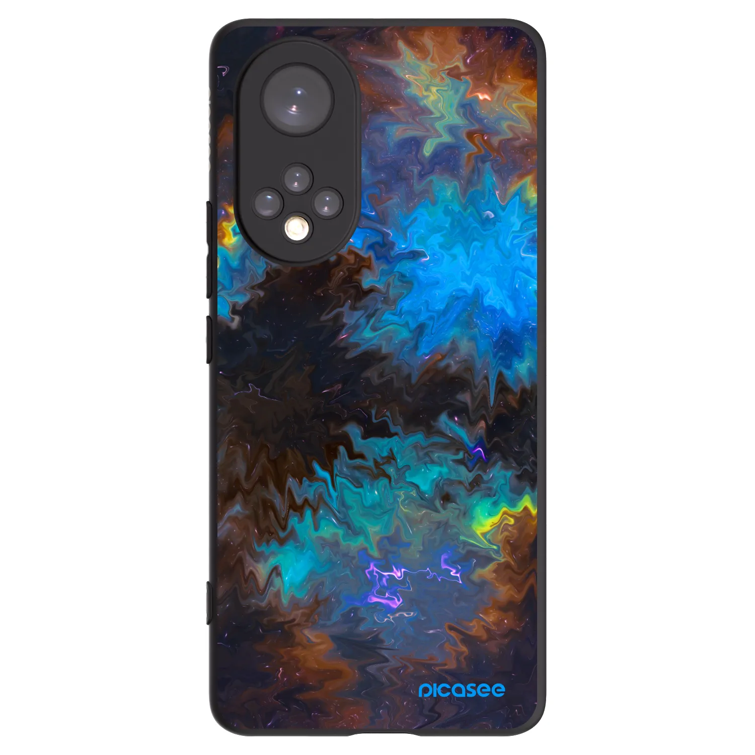 Picasee husă neagră din silicon pentru Huawei Nova 9 - Space