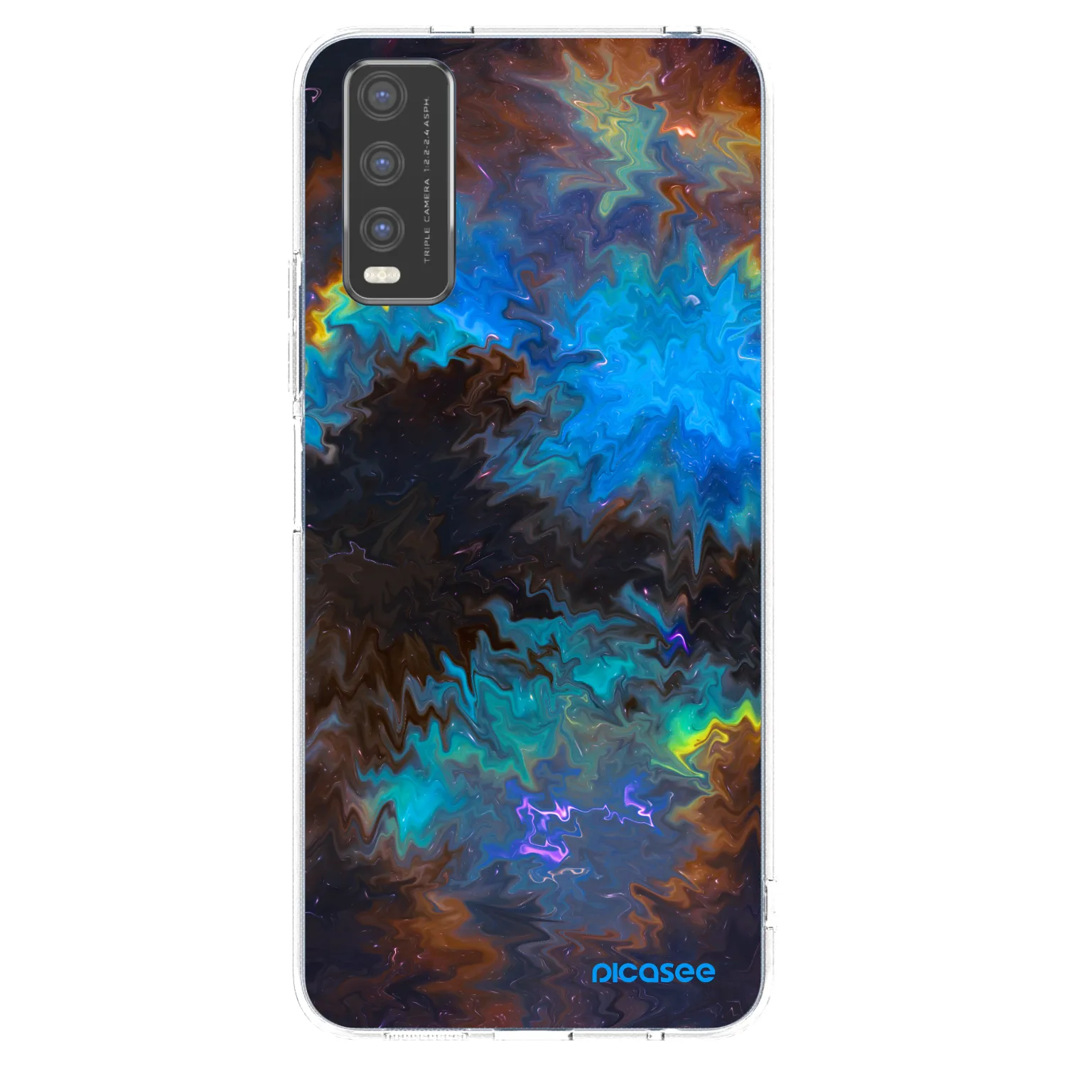 Picasee husă transparentă din silicon pentru Vivo Y20s - Space