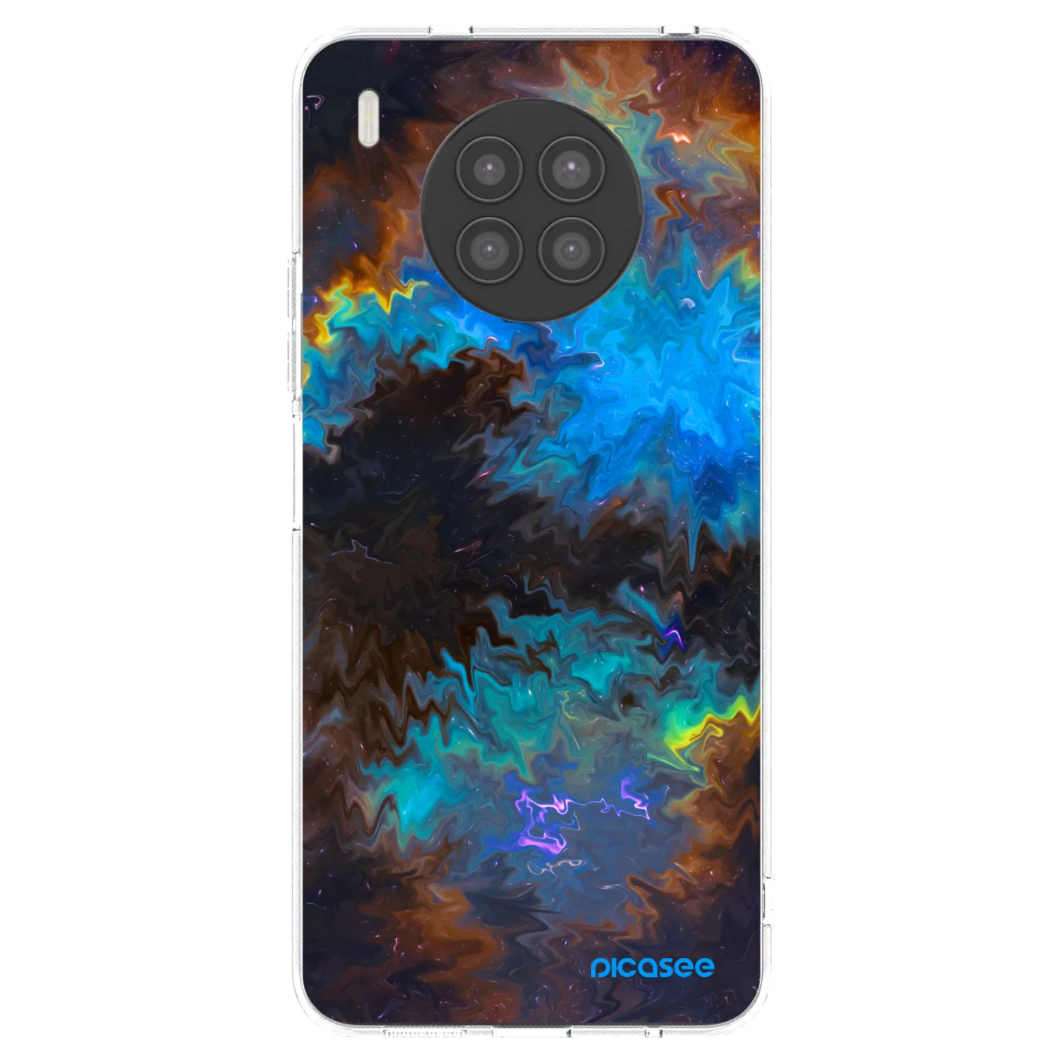 Picasee husă transparentă din silicon pentru Huawei Nova 8i - Space