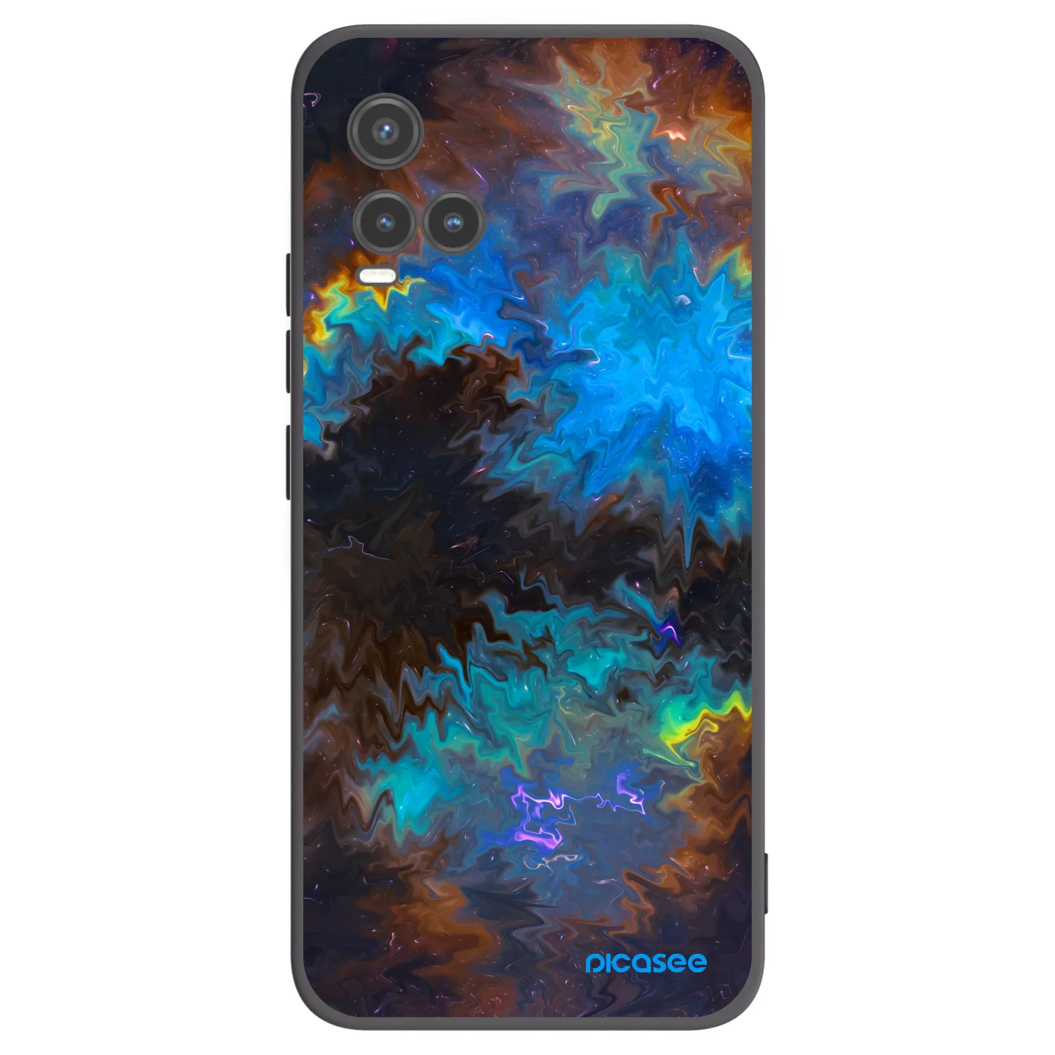 Picasee husă neagră din silicon pentru Vivo Y33s - Space