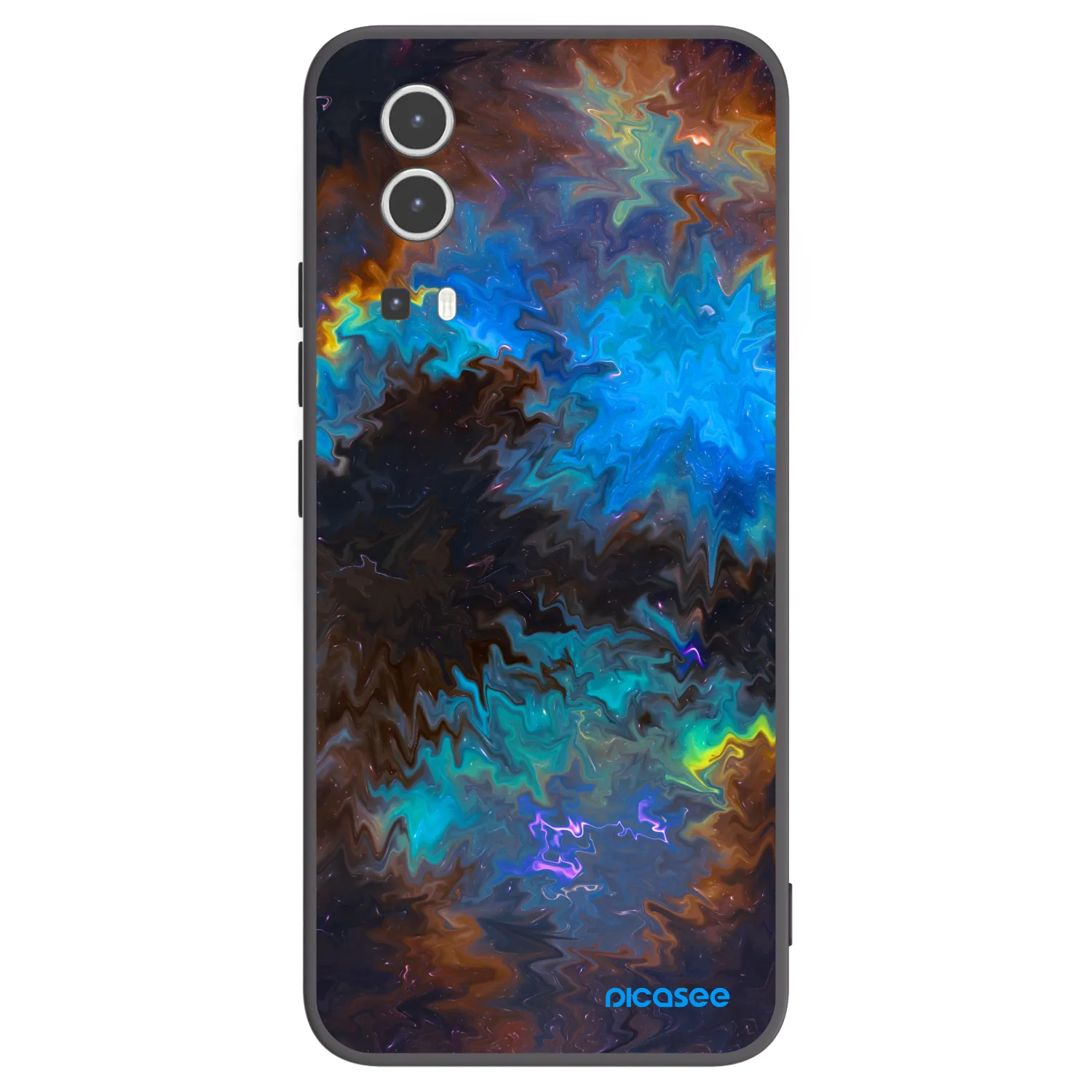 Picasee husă neagră din silicon pentru Vivo Y72 5G - Space
