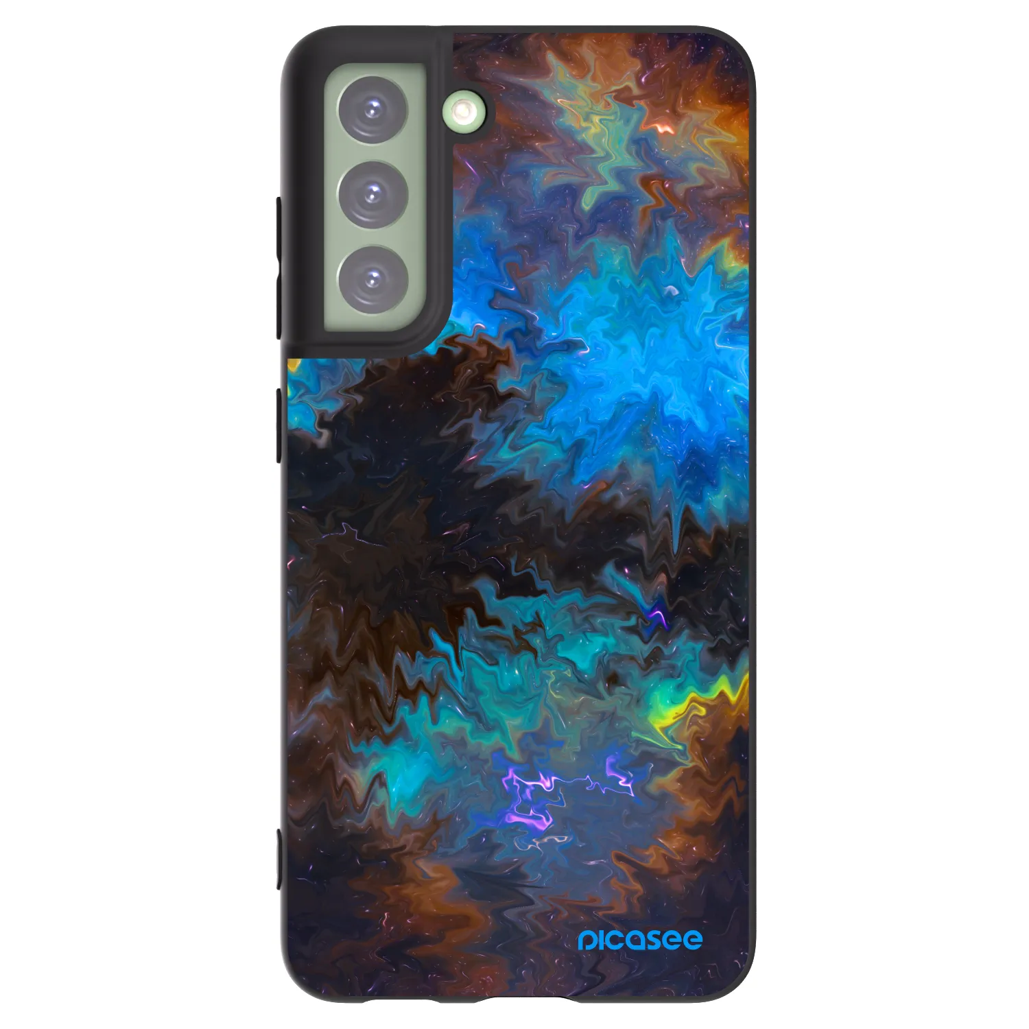 Picasee husă neagră din silicon pentru Samsung Galaxy S21 FE 5G - Space