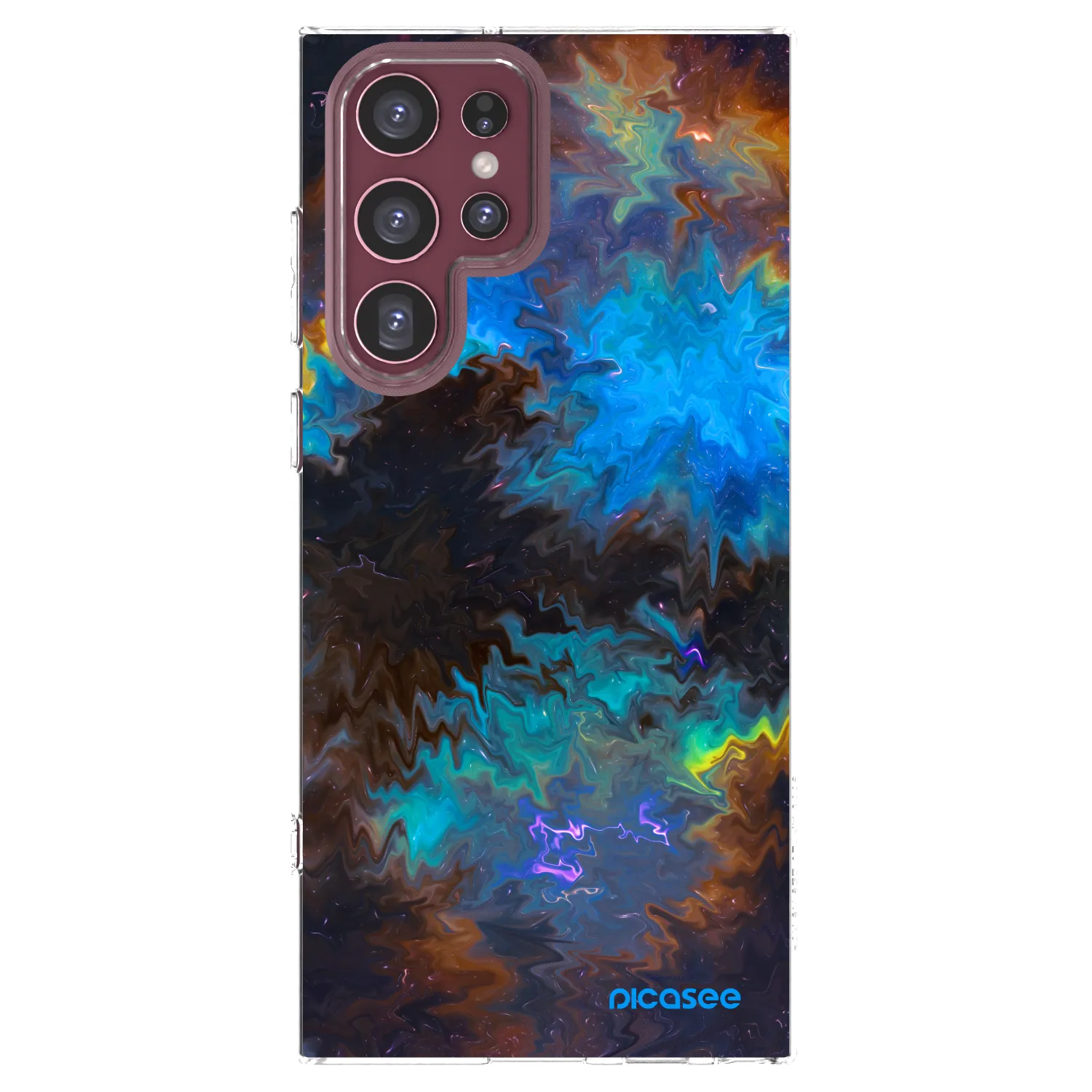 Picasee husă transparentă din silicon pentru Samsung Galaxy S22 Ultra 5G - Space